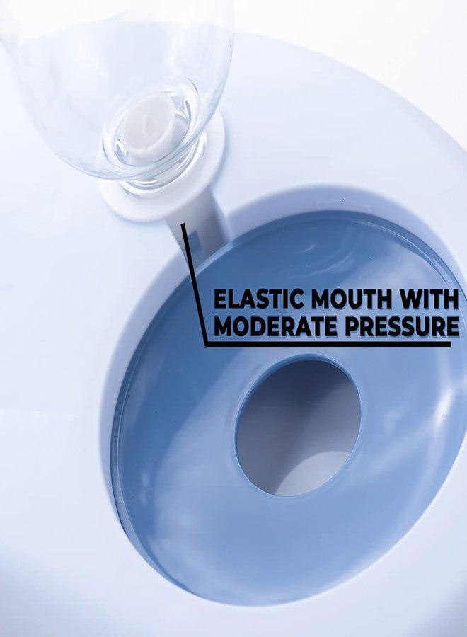 Homestic 2-in-1 Cat & Dog Bowl Set with Replaceable Water Bottle|Automatic Refill Cat Bowl|Premium PP Plastic|Non-Toxic|Suitable for Small & Medium Pets|PT008B|Blue - Image 5